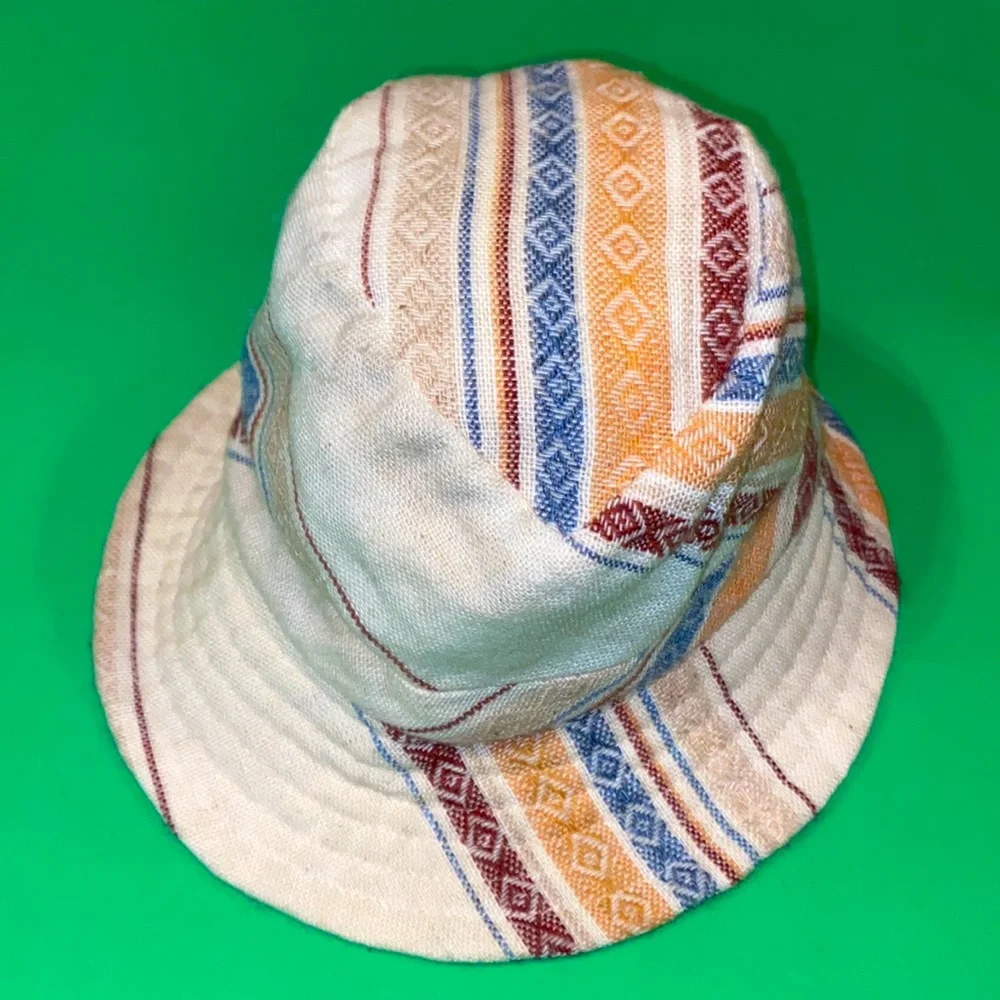 VTG asymmetrical unisex bucket hat made in the USA Size OS